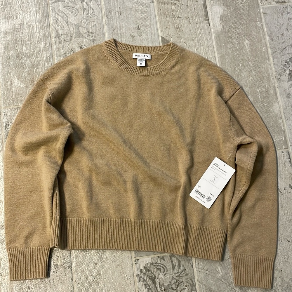 Athleta NWT Washable Cashmere Sweater!